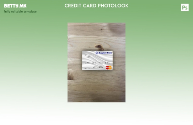 модерен стил Тајланд Банкок Банк мастеркард сив преден шаблон